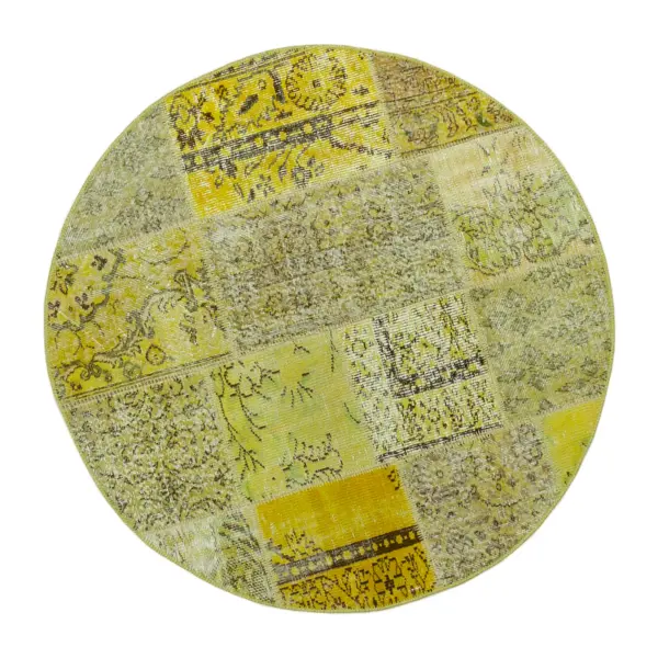 Rc_29069_0_Yellow_Round_Patchwork_Rugs