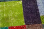 Patchwork Multi Pamuk Üzerine Yün El Dokuma Kilim-150x150 - Görsel 4