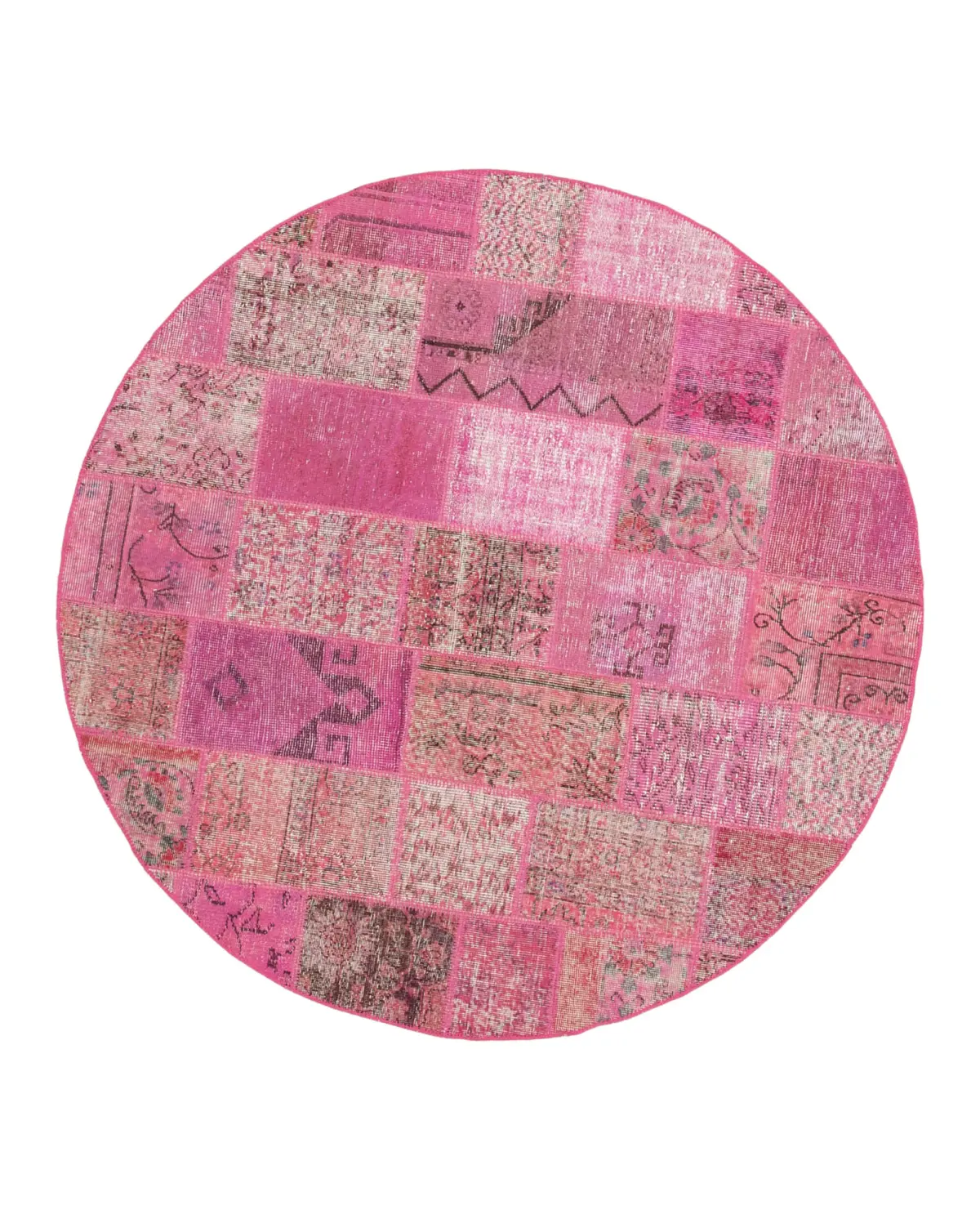 Rc_29155_0_Pink_Round_Patchwork_Rugs