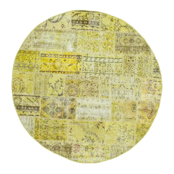 Rc_29166_0_Yellow_Round_Patchwork_Rugs