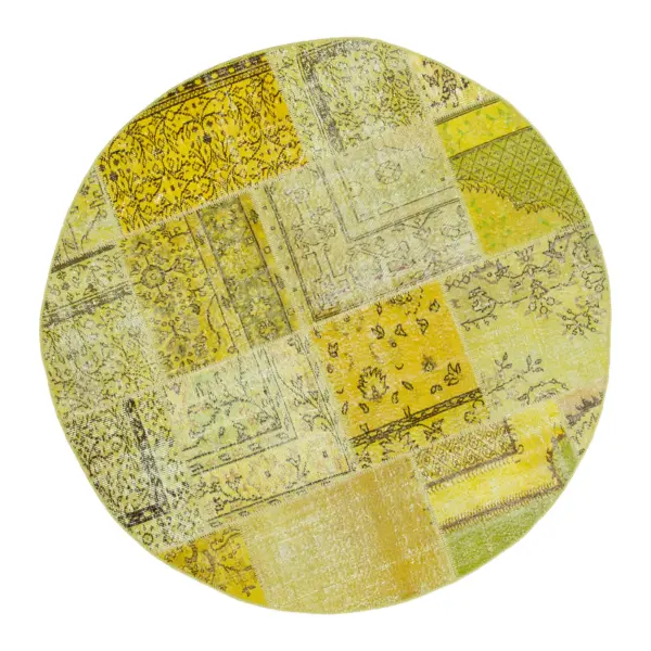 Rc_29184_0_Yellow_Round_Patchwork_Rugs