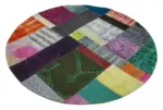 Patchwork Multi Pamuk Üzerine Yün El Dokuma Kilim-150x150 - Görsel 2