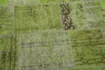 Patchwork Yeşil Pamuk Üzerine Yün El Dokuma Kilim-150x150 - Görsel 4