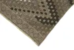 Anadolu Eskitme Kahverengi Pamuk Üzerine Yün El Dokuma Kilim-082x351 - Görsel 4