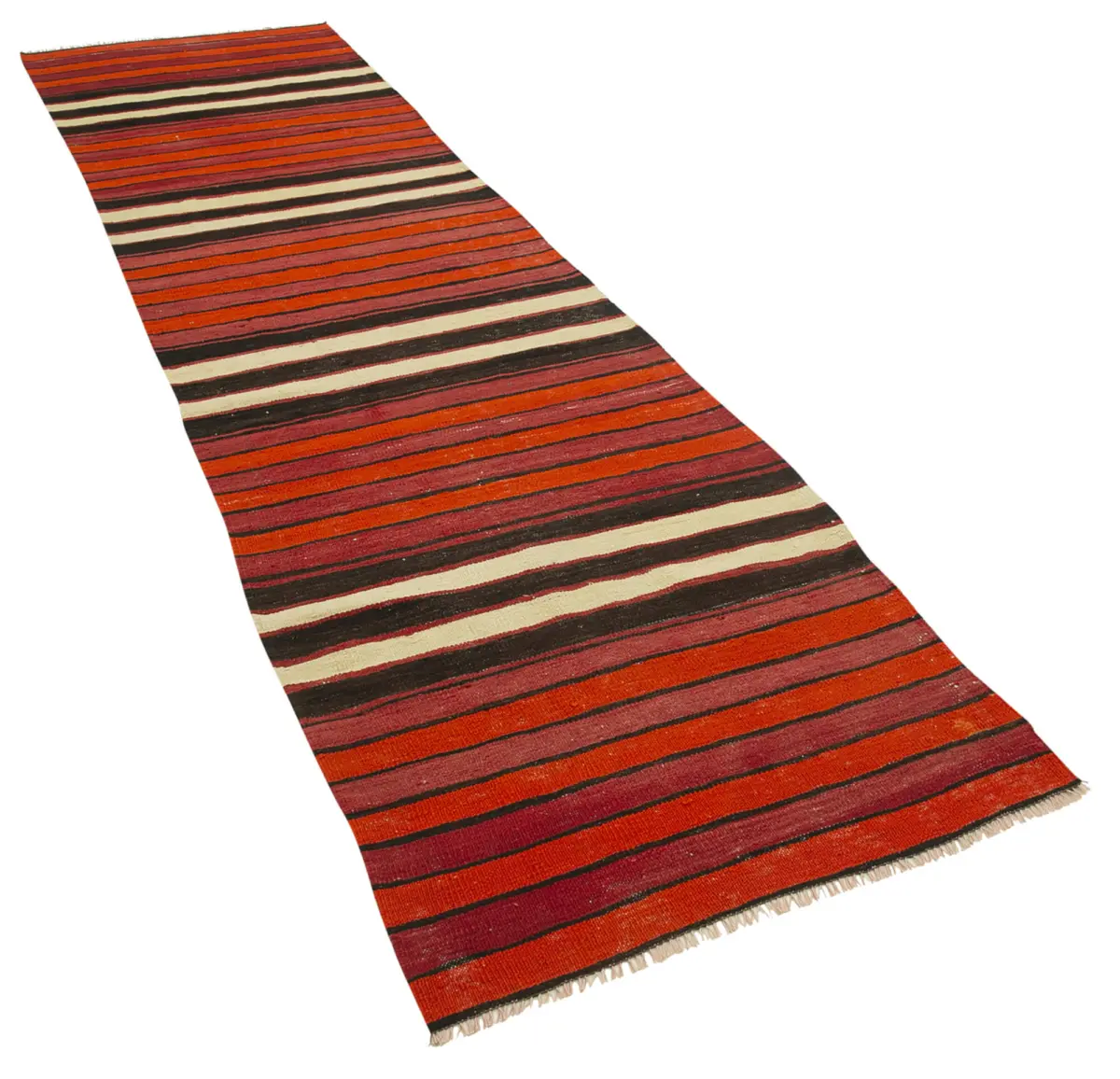 Anadolu Eskitme Multi Pamuk Üzerine Yün El Dokuma Kilim-088x347 - Görsel 2