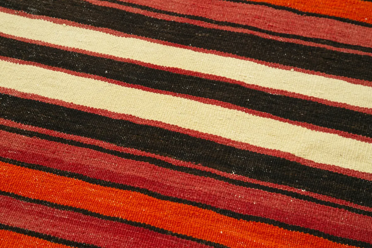 Anadolu Eskitme Multi Pamuk Üzerine Yün El Dokuma Kilim-088x347 - Görsel 5