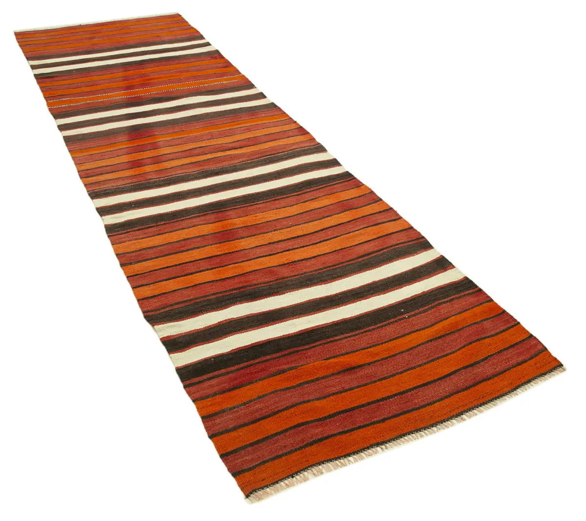 Anadolu Eskitme Multi Pamuk Üzerine Yün El Dokuma Kilim-090x326 - Görsel 2