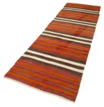 Anadolu Eskitme Multi Pamuk Üzerine Yün El Dokuma Kilim-090x326 - Görsel 3
