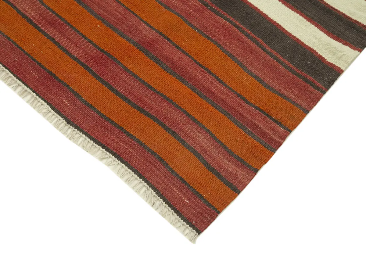 Anadolu Eskitme Multi Pamuk Üzerine Yün El Dokuma Kilim-090x326 - Görsel 4