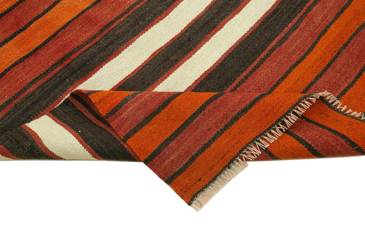 Anadolu Eskitme Multi Pamuk Üzerine Yün El Dokuma Kilim-090x326 - Görsel 6