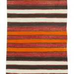 Anadolu Eskitme Multi Pamuk Üzerine Yün El Dokuma Kilim-089x316