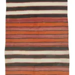 Anadolu Eskitme Multi Pamuk Üzerine Yün El Dokuma Kilim-089x284