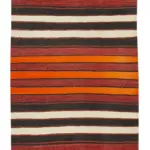 Anadolu Eskitme Multi Pamuk Üzerine Yün El Dokuma Kilim-085x291