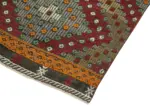 Anadolu Eskitme Multi Pamuk Üzerine Yün El Dokuma Kilim-086x373 - Görsel 4