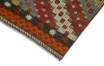 Anadolu Eskitme Multi Pamuk Üzerine Yün El Dokuma Kilim-081x337 - Görsel 4