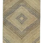 Anadolu Eskitme Bej Pamuk Üzerine Yün El Dokuma Kilim-102x273