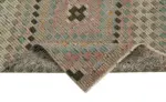 Anadolu Eskitme Bej Pamuk Üzerine Yün El Dokuma Kilim-086x304 - Görsel 6