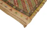 Anadolu Eskitme Multi Pamuk Üzerine Yün El Dokuma Kilim-112x247 - Görsel 4