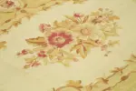 Aubusson Eskitme Sarı Pamuk Üzerine Yün El Dokuma Halı-261x365 - Görsel 5