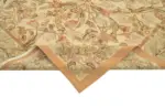 Aubusson Eskitme Bej Pamuk Üzerine Yün El Dokuma Halı-268x370 - Görsel 6