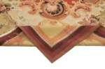 Aubusson Eskitme Bej Pamuk Üzerine Yün El Dokuma Halı-304x424 - Görsel 6
