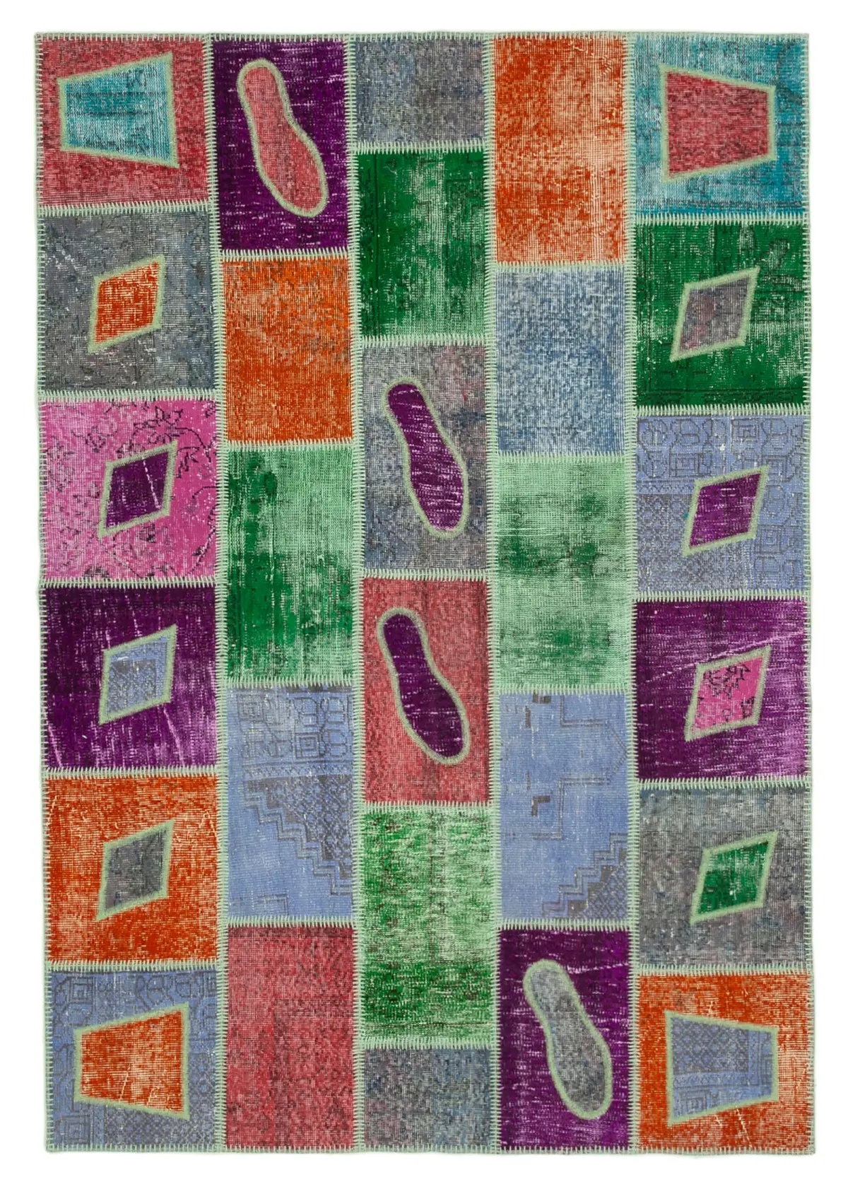 Rc_29558_0_Multicolor_Modern_Design_Patchwork_Rugs