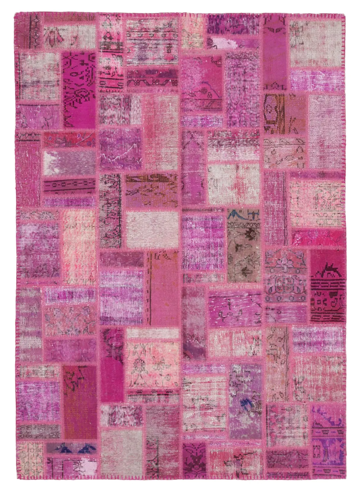 Rc_29561_0_Pink_Modern_Design_Patchwork_Rugs