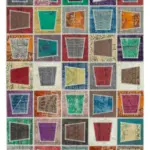 Patchwork Multi Pamuk Üzerine Yün El Dokuma Kilim-200x280