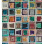 Patchwork Multi Pamuk Üzerine Yün El Dokuma Kilim-238x320