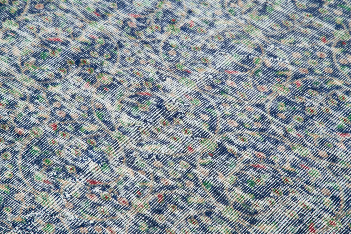 Damalı Modern Dizayn Geometrik Bej Pamuk Üstü Yün El Dokuma Halı-151x213 - Görsel 5