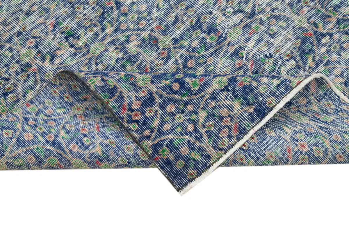 Damalı Modern Dizayn Geometrik Bej Pamuk Üstü Yün El Dokuma Halı-151x213 - Görsel 6