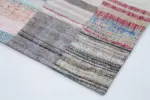 Chaput Patchwork Multi Renk Pamuk Üzerine Yün El Dokuma Kilim-211x304 - Görsel 4