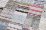 Chaput Patchwork Multi Renk Pamuk Üzerine Yün El Dokuma Kilim-213x303 - Görsel 6
