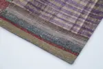 Chaput Patchwork Multi Renk Pamuk Üzerine Yün El Dokuma Kilim-205x304 - Görsel 4