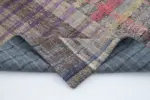 Chaput Patchwork Multi Renk Pamuk Üzerine Yün El Dokuma Kilim-205x304 - Görsel 5
