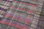 Chaput Patchwork Multi Renk Pamuk Üzerine Yün El Dokuma Kilim-205x304 - Görsel 6