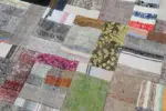 Chaput Patchwork Multi Renk Pamuk Üzerine Yün El Dokuma Kilim-200x303 - Görsel 6