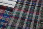 Chaput Patchwork Multi Renk Pamuk Üzerine Yün El Dokuma Kilim-200x300 - Görsel 6
