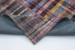 Chaput Patchwork Multi Renk Pamuk Üzerine Yün El Dokuma Kilim-204x302 - Görsel 5