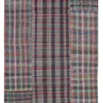 Chaput Patchwork Multi Renk Pamuk Üzerine Yün El Dokuma Kilim-203x300