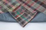 Chaput Patchwork Multi Renk Pamuk Üzerine Yün El Dokuma Kilim-203x300 - Görsel 5