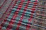 Chaput Patchwork Multi Renk Pamuk Üzerine Yün El Dokuma Kilim-205x300 - Görsel 6