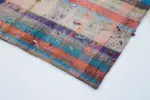 Chaput Patchwork Multi Renk Pamuk Üzerine Yün El Dokuma Kilim-170x222 - Görsel 4