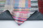 Chaput Patchwork Multi Renk Pamuk Üzerine Yün El Dokuma Kilim-206x304 - Görsel 5