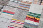 Chaput Patchwork Multi Renk Pamuk Üzerine Yün El Dokuma Kilim-211x299 - Görsel 6