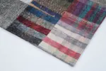 Chaput Patchwork Multi Renk Pamuk Üzerine Yün El Dokuma Kilim-211x305 - Görsel 4