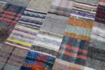Chaput Patchwork Multi Renk Pamuk Üzerine Yün El Dokuma Kilim-211x305 - Görsel 6