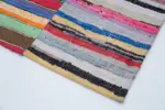 Chaput Patchwork Multi Renk Pamuk Üzerine Yün El Dokuma Kilim-216x318 - Görsel 4