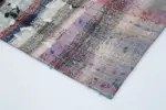 Chaput Patchwork Multi Renk Pamuk Üzerine Yün El Dokuma Kilim-214x304 - Görsel 4