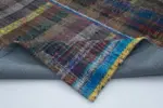 Chaput Patchwork Multi Renk Pamuk Üzerine Yün El Dokuma Kilim-196x300 - Görsel 5